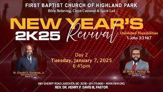 New Year's Revival - Tuesday, January 7, 2025 - 6:45pm