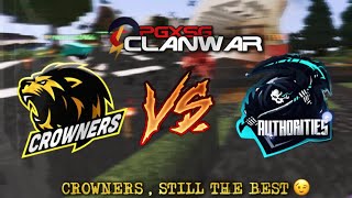 PGxPO ClanWar | Crowners vs. Authorities | 2