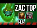 ZAC vs DARIUS (TOP) | 7/1/6, 600+ games, Godlike | BR Master | 14.6