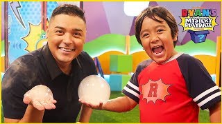 Ryan Makes Giant Bubbles on Ryan's Mystery Playdate Episode!!!