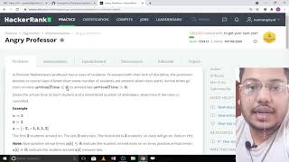 Angry Professor - HackerRank