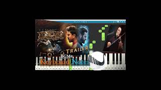 RRR Trailer BGM Piano Cover | Shorts | MM Keeravaani | NTR | Ram Charan | SS Rajamouli