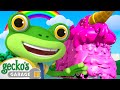 The Unicorn Ice Cream Truck | Gecko's Animal Pals | Animal & Vehicle Cartoons | Cartoons for Kids