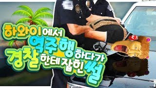 하와이 가서 역주행 하다 경찰한테 걸린 썰 - 왁굳의 노가리