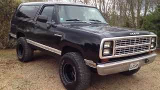 1979 Dodge RamCharger 318ci Cold Start