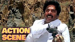 Mammootty Climax Fight | Action Scene | Dhartiputra | Mammootty, Rishi Kapoor | HD