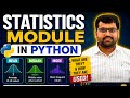 Python Statistics Tutorial for Beginners | Mean, Median, Mode Explained