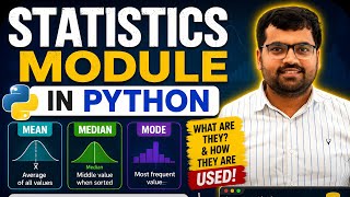 Python Statistics Tutorial for Beginners | Mean, Median, Mode Explained