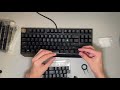 razer pbt keycaps o rings sound test unboxing