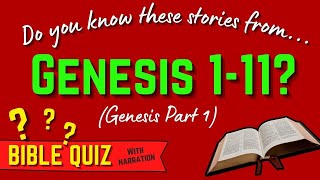 See How Well You Know The First Part Of Genesis With This Fun (but DIFFICULT!) Bible Quiz.