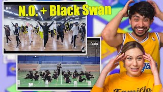 BTS N.O + Black Swan MMA Dance Practice - COUPLES FIRST TIME REACTION! #2021BTSFESTA