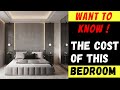 Bedroom design with costing. Bedroom makeover. bedroom decorating ideas. Bedroom cupboard design.