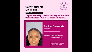 Making Your First Open Source Contribution as a Technical Writer