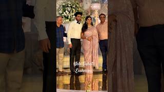 Sharwanand and Rakshitha at Reception #sharwanand #sharwanandreception