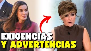 EXIGENCIAS y ADVERTENCIAS de Letizia Ortiz que SALPICA a Sonsoles Ónega en DIRECTO