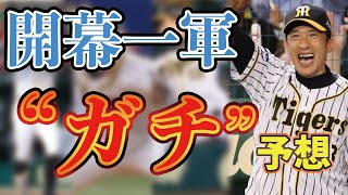 【ガチ考察】12球団、開幕スタメン・ローテ・一軍を徹底予想！！【阪神編】