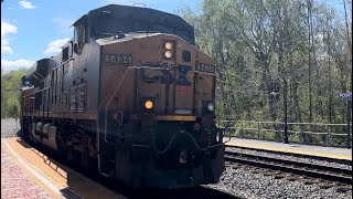 [4k] CSX I135-13 5434 LEADING 5499 ES40DC (GE) AT POINT OF ROCKS