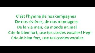 Tryo - L'hymne de nos campagnes - paroles