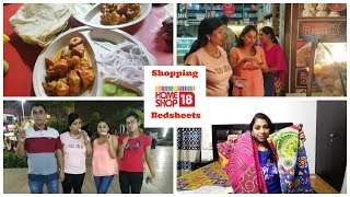 Weekend Vlog : Home Shop 18 Bed Sheet Shopping | Surprise Guests at Home | Indian Mom Studio