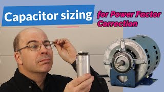Sizing a capacitor for PF correction