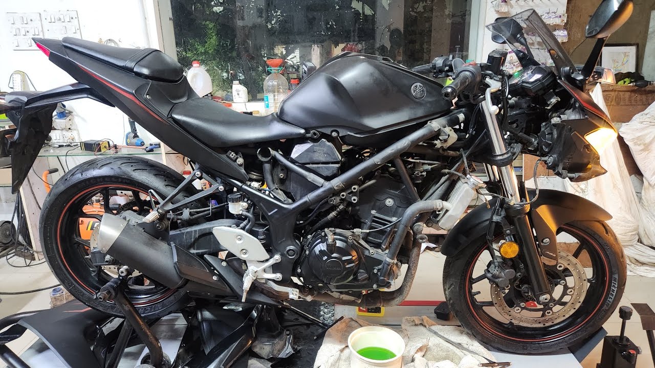 Yamaha R3 Coolant Replacement Youtube