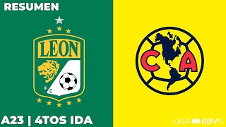 Resumen y Goles | León vs América | Liga BBVA MX | Apertura 2023 - Cuartos de Fi