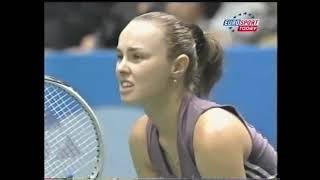 2002 Tokio Quarterfinal Hingis vs Tanasugarn