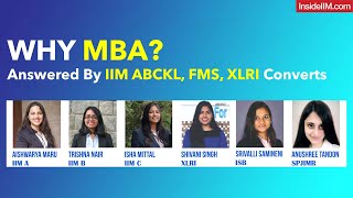 Why MBA Interview Question Answered By IIM ABC, ISB, XLRI, SPJIMR Students | How To Answer Why MBA