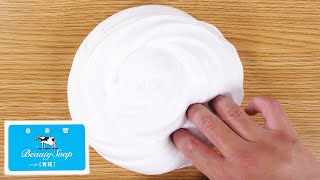 【DIY】Milk Soap Fluffy Slime【slime ASMR】