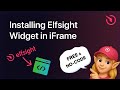 Installing Elfsight Widget in iFrame