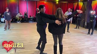 Gustavo Rueda Latin Hustle Class Demo, Imperial Ballroom, NYC 1/8/2025 (pt4) #dance #hustledance