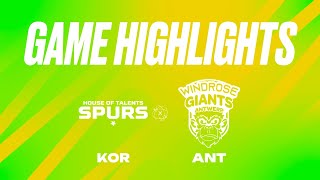 House of Talents Kortrijk Spurs vs. Windrose Giants Antwerp - Game Highlights