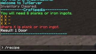 Bukkit Plugin Tutorial: Craftipedia - View Recipes In-Game