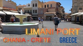 LIMANI PORT | CHANIA | CRETE | GREECE | WALKVLOG MEDIA