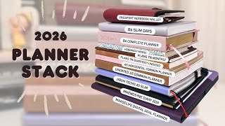 2026 Planner Stack | ft. Sterling Ink, Just Scribble, Hobonichi, Jibun Techo, & More