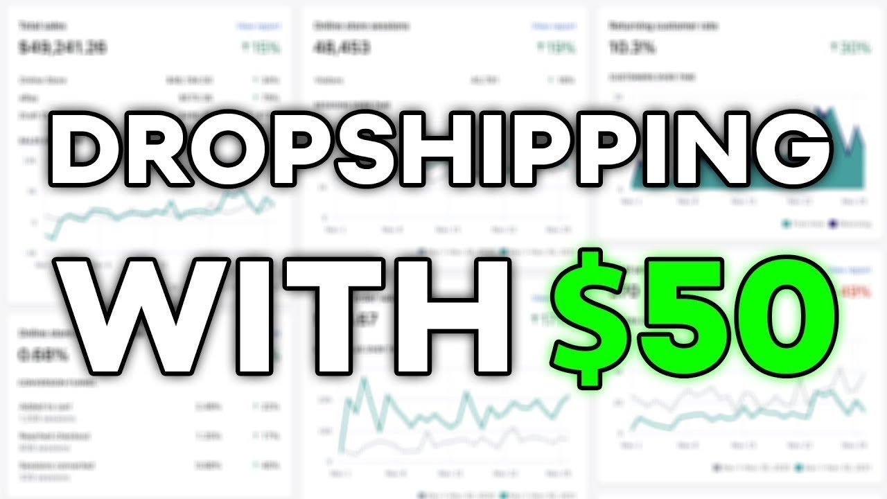 How To Start Dropshipping With $50 (For Beginners) - YouTube