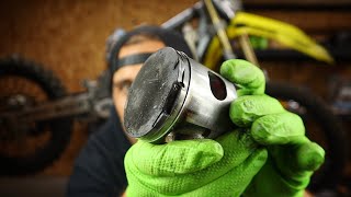 I BLEW UP MY TWO STROKE | Let's Find Out Why - Dirt Bike Leak Down Test & 2006 RM250 Top End Fails