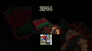 カセキホリダーの進化　Evolution of Fossil Fighters Champions#shorts #games #game #nintendo #3ds #ds