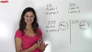 Reading Clock Using Phrases