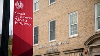 Welcome to the Cornell Jeb E. Brooks School of Public Policy