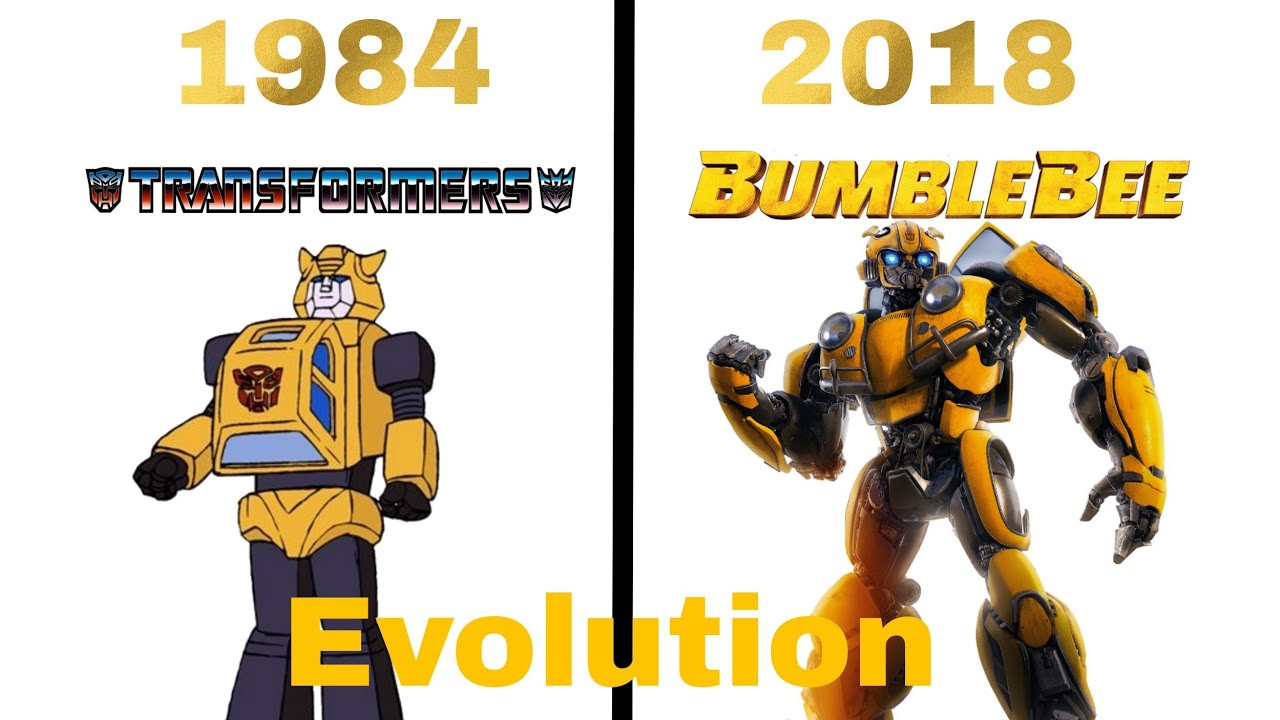 Transformer Bumblebee Evolution 1984-2018 - YouTube