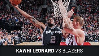 Kawhi Leonard Highlights: 20 points vs Blazers (11.11.2015)