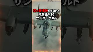 空の破壊神と呼ばれた攻撃機A-10サンダーボルト