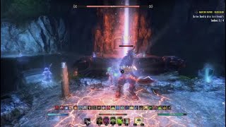 ESO Vateshran Hollows minotaur boss nuke