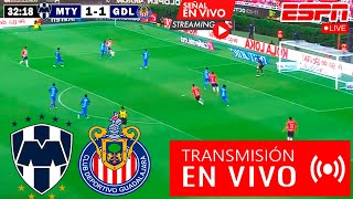 Monterrey vs. Chivas en vivo, Donde Ver Partido Rayados vs. Guadalajara Jornada 13 Liga MX 2024