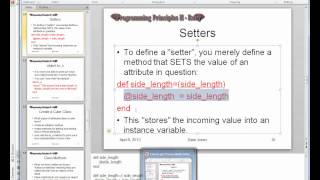 Ruby II - Classes - Lecture 4