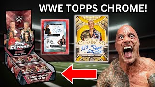 MONSTER PULLS! 2025 Topps Chrome WWE Hobby Box Review!