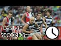 LAST 30 SECONDS IN EVERY AFL GRAND FINAL SINCE 2000