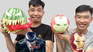 PHD -  Tạo Hình Dưa Hấu | Người Làm Giống Vật Mẫu Nhận 1000$ | How To Make Watermelon