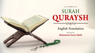 English Translation Of Holy Quran - 106. Quraish (Quraish) - Muhammad Awais Malik